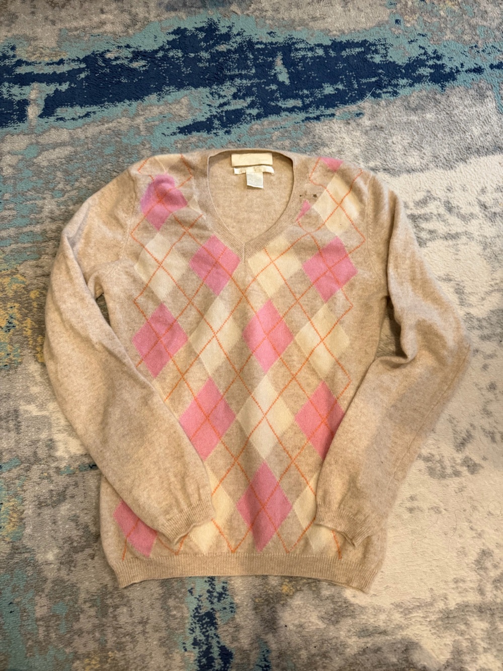 Cashmere Argyle Sweater